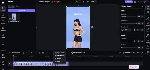 extract and remove audio 